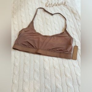 Skims Fits Everybody Jelly Sheer Scoop-Neck Bralette